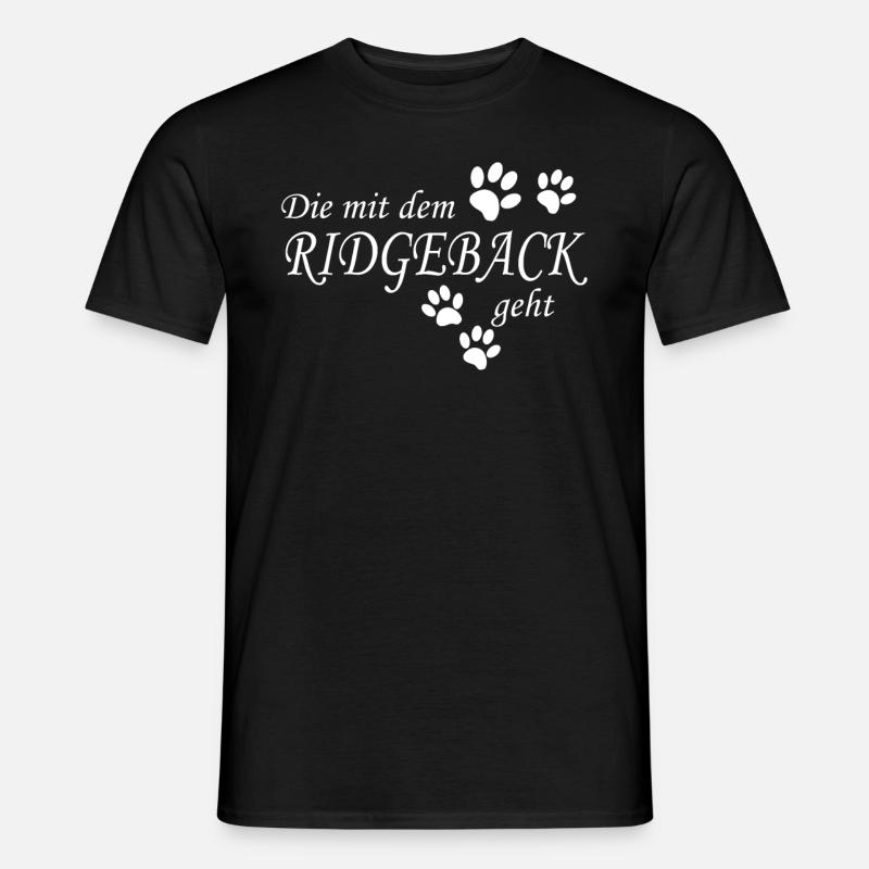 Rhodesian Ridgeback - Männer T-Shirt - Schwarz