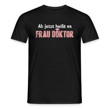 Doktortitel Doktorand - Männer T-Shirt - Schwarz - Vorne - AI Model Male 178 light (178cm)