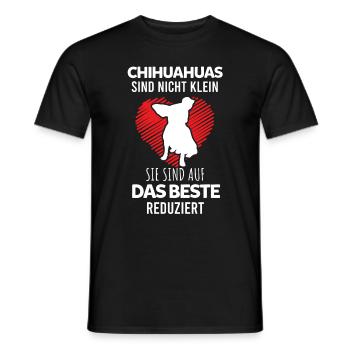 Chihuahua Hund Chihuahuabesitzer Lustige Sprüche - Männer T-Shirt - Schwarz - Vorne - AI Model Male 178 light (178cm)