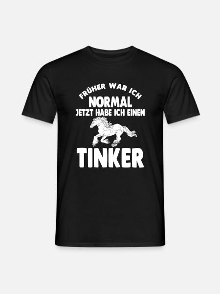 Tinker Reiterin Pferd Reitsport Reitverein Geschen - Männer T-Shirt - Schwarz