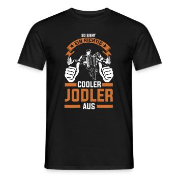Jodlel Musik Jodler Jodelverein - Männer T-Shirt - Schwarz - Vorne - AI Model Male 178 light (178cm)