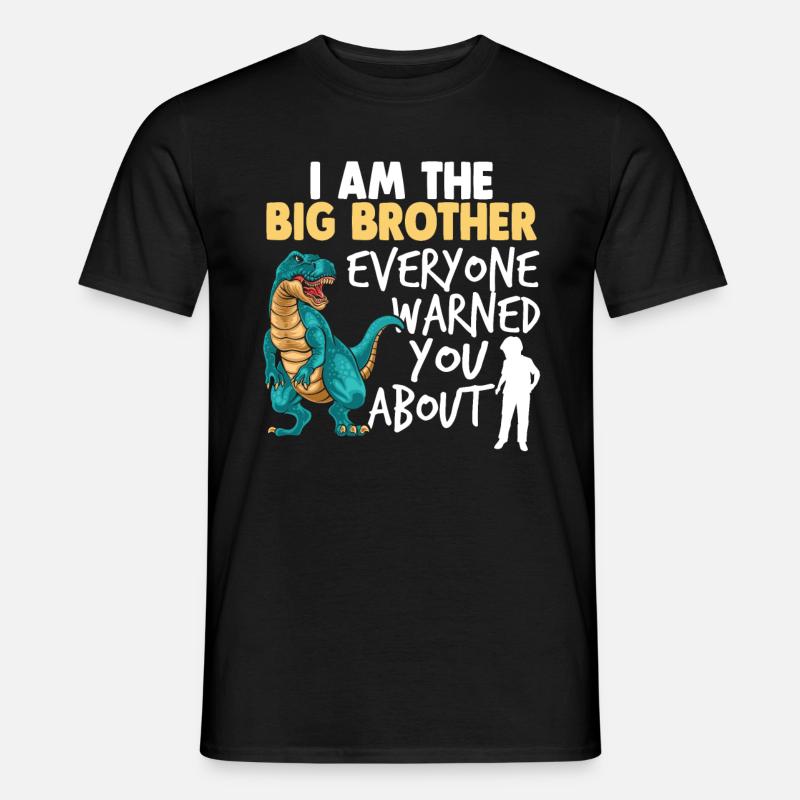 Ich bin der große Bruder - Männer T-Shirt - Schwarz