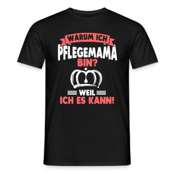 Pflegemutter Ziehmutter Muttertag - Männer T-Shirt - Schwarz - Vorne - AI Model Male 178 light (178cm)