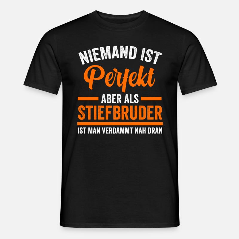 Perfekter Stiefbruder - Männer T-Shirt - Schwarz
