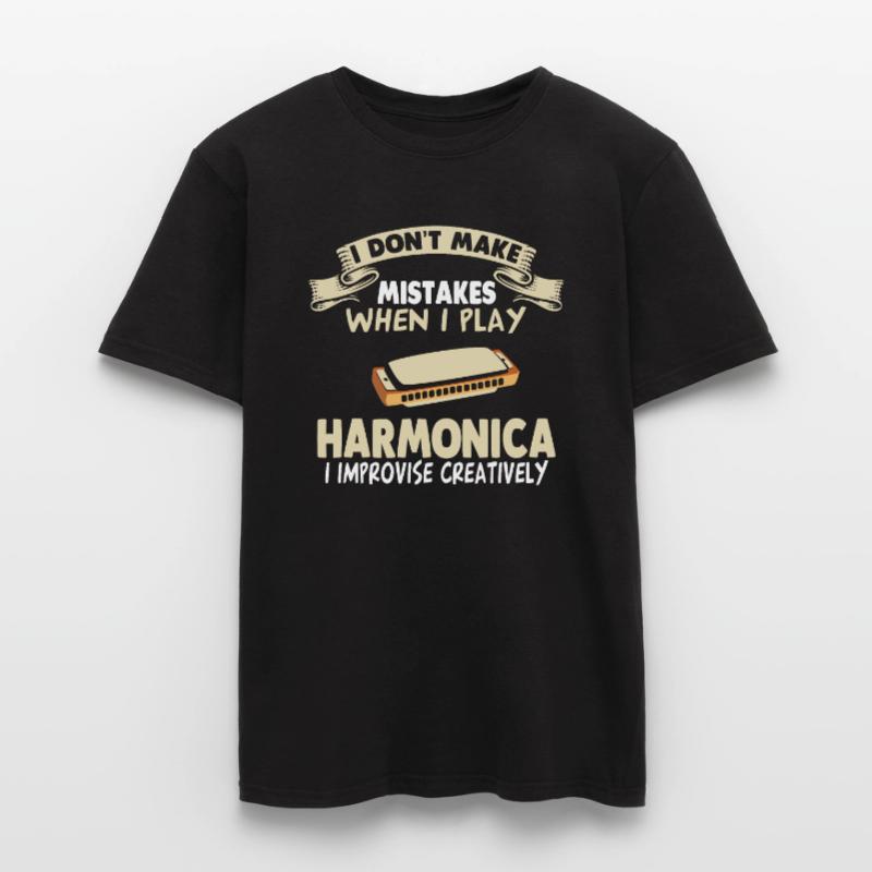 Harmonica Harmonica Chord Harmonica Harmonica Men's T-shirt