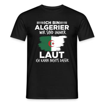 Lauter Algerier Algerisch Algerien Geschenk - Männer T-Shirt - Schwarz - Vorne - AI Model Male 178 light (178cm)
