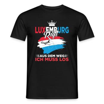 Luxemburg Luxemburgerin Luxemburger - Männer T-Shirt - Schwarz - Vorne - AI Model Male 178 light (178cm)