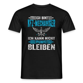KFZ Meister Mechaniker Autowerkstatt Schrauber - Männer T-Shirt - Schwarz - Vorne - AI Model Male 178 light (178cm)