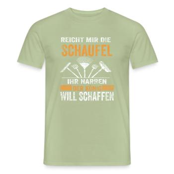 Landschaftsbau Galabau Gartenbau Landschaftsbauer - Männer T-Shirt - Sage - Vorne - AI Model Male 178 light (178cm)