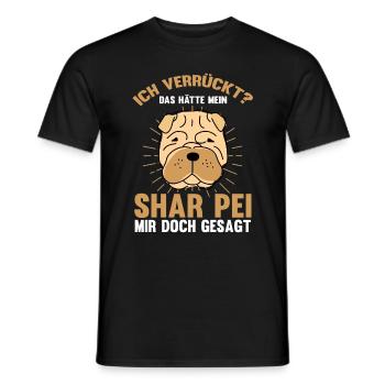 Shar Pei - Männer T-Shirt - Schwarz - Vorne - AI Model Male 178 light (178cm)