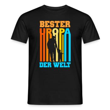 Bester Uropa der Welt - Männer T-Shirt - Schwarz - Vorne - AI Model Male 178 light (178cm)