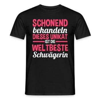 Schwägerin - Männer T-Shirt - Schwarz - Vorne - AI Model Male 178 light (178cm)