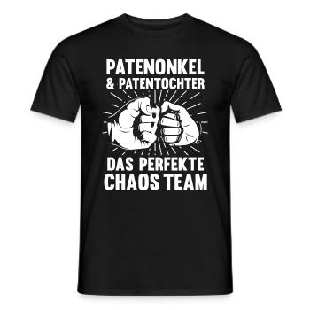 Patenonkel und Patentochter - Männer T-Shirt - Schwarz - Vorne - AI Model Male 178 light (178cm)