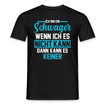 Schwager - Männer T-Shirt - Schwarz - Vorne - AI Model Male 178 light (178cm)