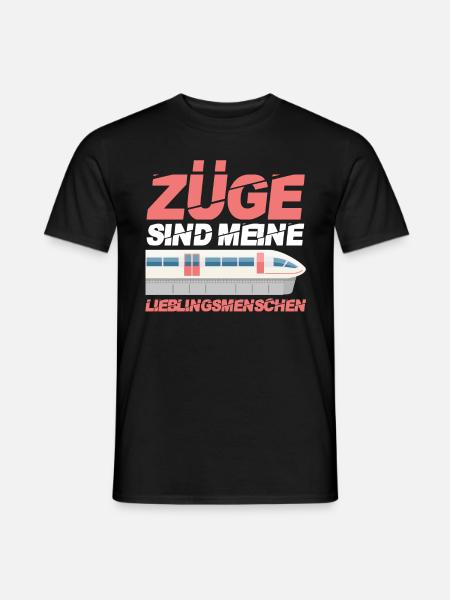 Modelleisenbahn Eisenbahner Zug Eisenbahn - Männer T-Shirt - Schwarz