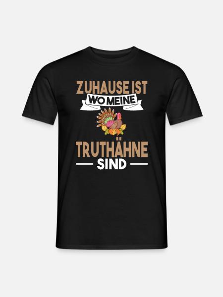 Truthahn Bauer Landwirt Truthähne - Männer T-Shirt - Schwarz