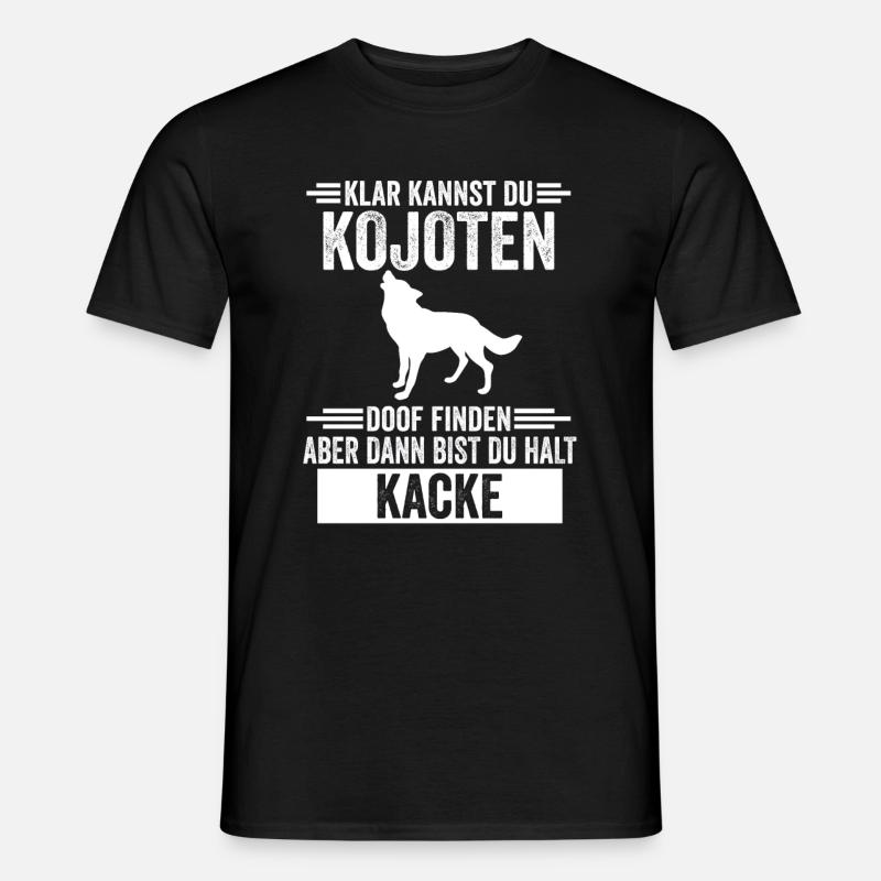 Steppenwolf Kojoten - Männer T-Shirt - Schwarz