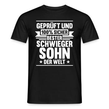 Bester Schwiegersohn - Männer T-Shirt - Schwarz - Vorne - AI Model Male 178 light (178cm)