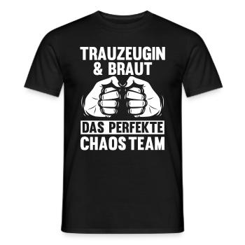 Trauzeugin - Männer T-Shirt - Schwarz - Vorne - AI Model Male 178 light (178cm)