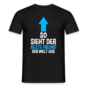 Bester Freund - Männer T-Shirt - Schwarz - Vorne - AI Model Male 178 light (178cm)