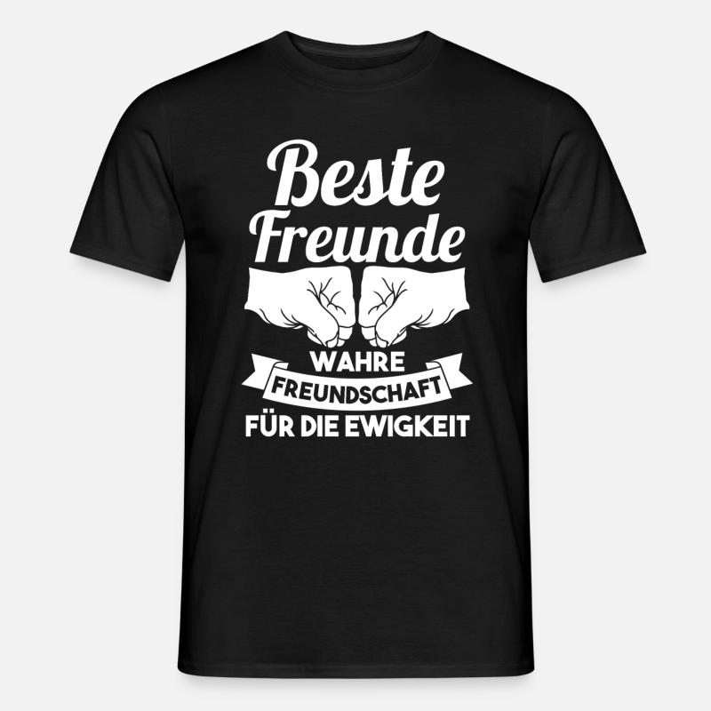 Bester Freund - Männer T-Shirt - Schwarz