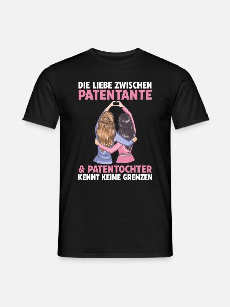 Patentochter Taufe Patenonkel Pate - Männer T-Shirt - Schwarz