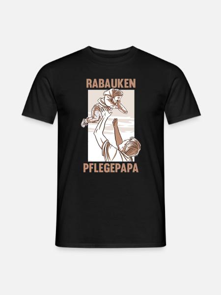 Pflegepapa - Männer T-Shirt - Schwarz