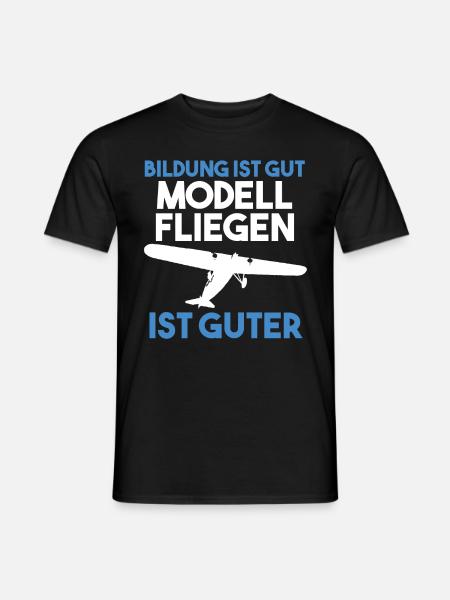 Modellfliegen Modellflieger - Männer T-Shirt - Schwarz