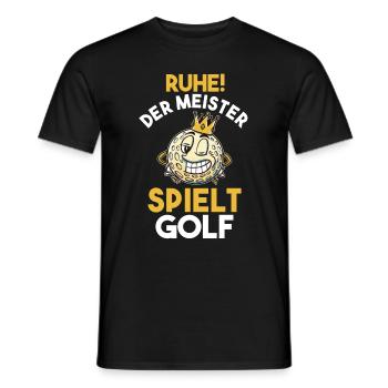 Golf Golfer - Männer T-Shirt - Schwarz - Vorne - AI Model Male 178 light (178cm)