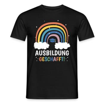 Ausbildung Geschafft Abschiedsgeschenk 2024 - Männer T-Shirt - Schwarz - Vorne - AI Model Male 178 light (178cm)