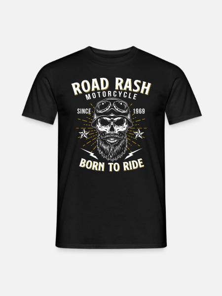Motorradfahrer Chopper - Männer T-Shirt - Schwarz