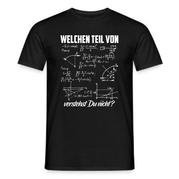 Quelle partie de tu ne comprends pas? - T-shirt homme - noir - Devant - AI Model Male 178 light (178cm)