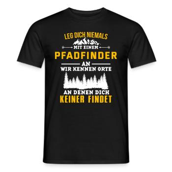 Never mess with a scout - Men's T-Shirt - black - Front - AI Model Male 178 light (178cm)