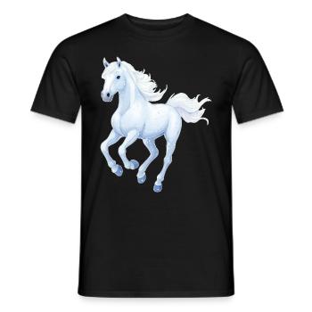 Cheval - T-shirt homme - noir - Devant - AI Model Male 178 light (178cm)