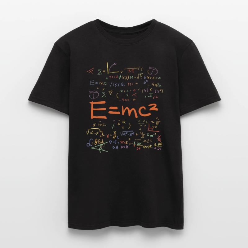 Physics and Math Formulas EMC2 Men’s T-shirt