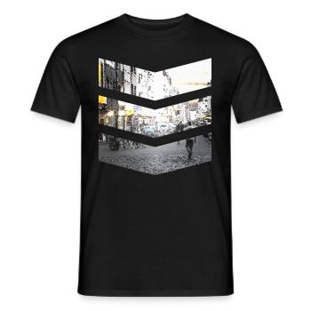 Route du diamant en Allemagne - T-shirt homme - noir - Devant - AI Model Male 178 light (178cm)