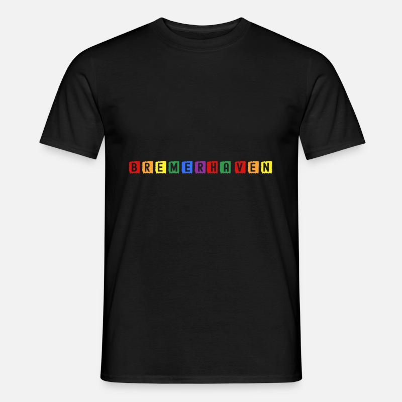Bremenerhaven - Männer T-Shirt - Schwarz