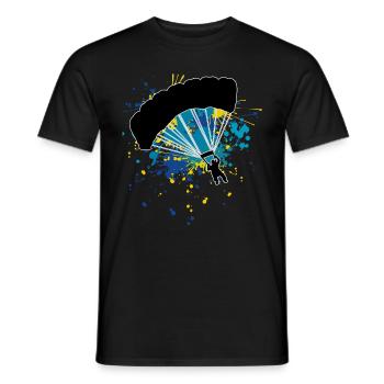 Parachutiste Parachutiste Parachutiste - T-shirt homme - noir - Devant - AI Model Male 178 light (178cm)