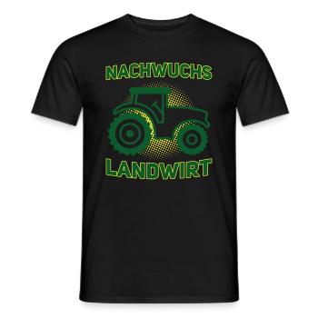 Landwirtschaft Nachwuchs Landwirt Kinder Traktor - Männer T-Shirt - Schwarz - Vorne - AI Model Male 178 light (178cm)