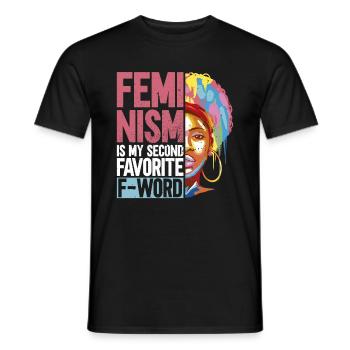 Feminism Women's Rights Women Empowerment Feminist - Men's T-Shirt - black - Front - AI Model Male 178 light (178cm)