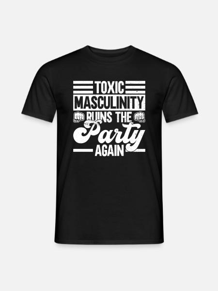 Misogynie Feminismus Feminist Frauenrechte - Männer T-Shirt - Schwarz