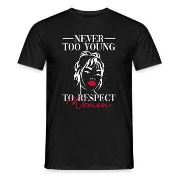Féminisme Féministe Droits des femmes Féministe - T-shirt homme - noir - Devant - AI Model Male 178 light (178cm)