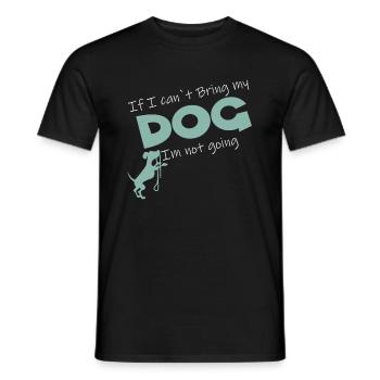 Chien Chien Cadeau Idée Cadeau Chiot Chien - T-shirt homme - noir - Devant - AI Model Male 178 light (178cm)