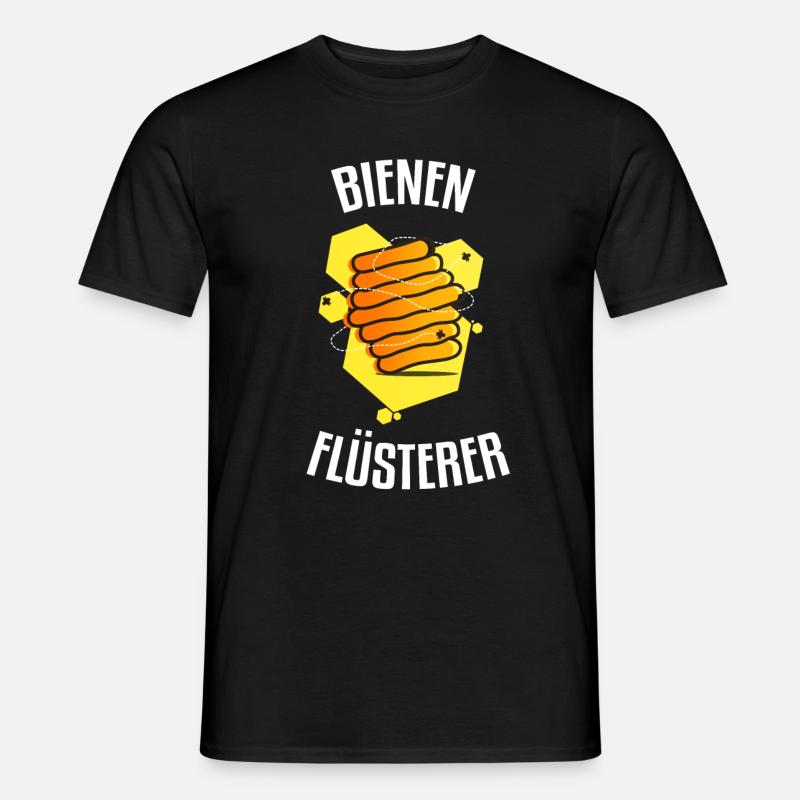 Bienen Flüsterer Imker Honigbiene - Männer T-Shirt - Schwarz