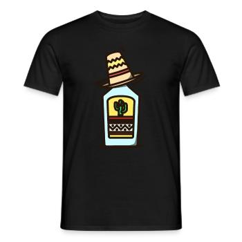 tequila - T-shirt homme - noir - Devant - AI Model Male 178 light (178cm)