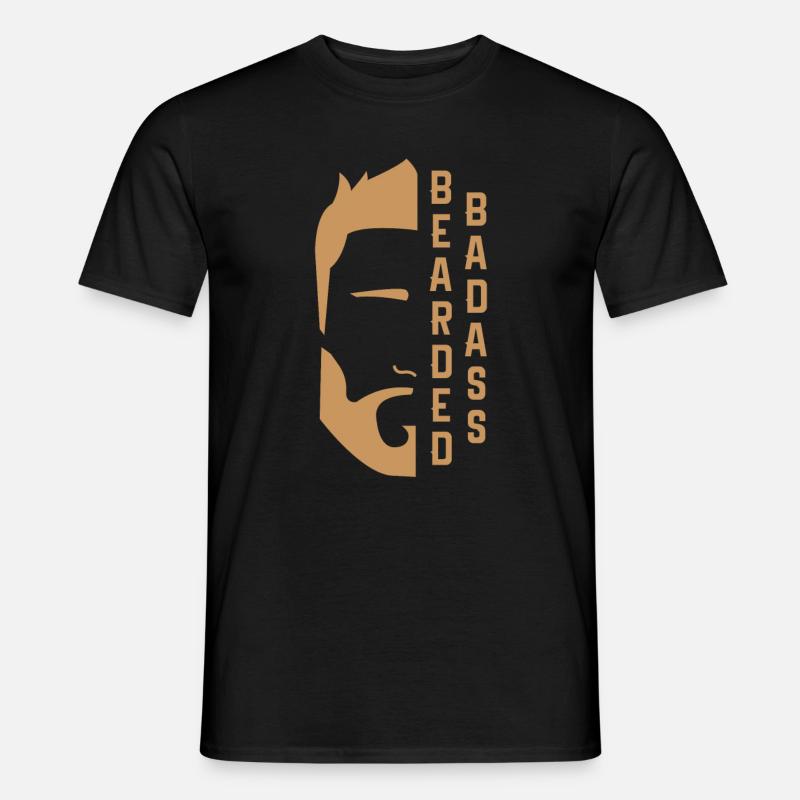 Beard bearded bearded - Men’s T-shirt - black
