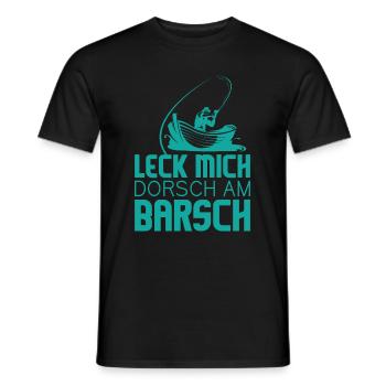 pêcheur à la ligne - T-shirt homme - noir - Devant - AI Model Male 178 light (178cm)