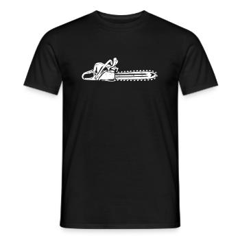 lumberjack - Men's T-Shirt - black - Front - AI Model Male 178 light (178cm)