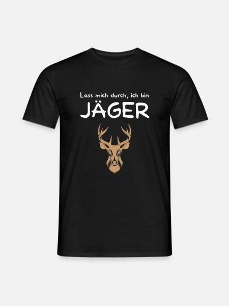 Jäger - Männer T-Shirt - Schwarz