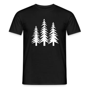 Förster - Männer T-Shirt - Schwarz - Vorne - AI Model Male 178 light (178cm)